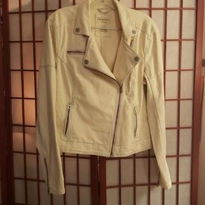 💥3/$10. Cotton Motorcycle Style Jacket size L